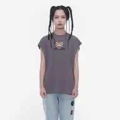 ED HARDY X Tiger Rhinestone Tank Top