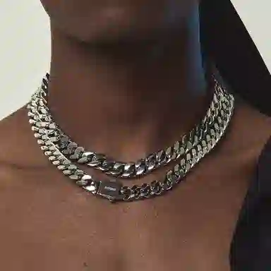 ICEGANG Cuban Necklace Silver