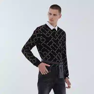 David Naman Sweater Black