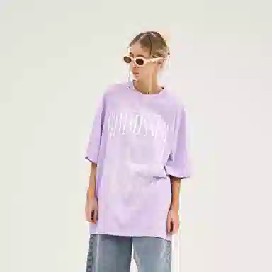 HARSH AND CRUEL Retro Letter Print Loose T-Shirt