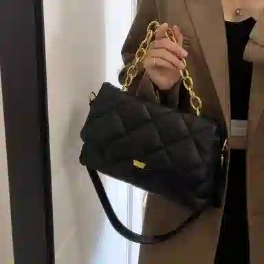 Jane Klain Quilted Chain Bag