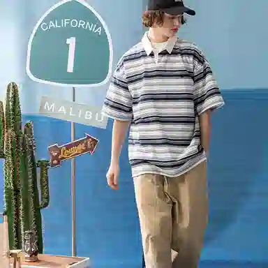 nautica white sail SS23 Polo