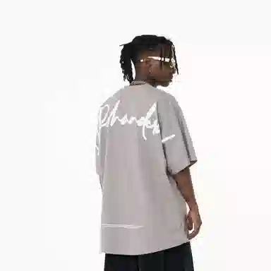 HARSH AND CRUEL Logo Handwritten Loose T-Shirt