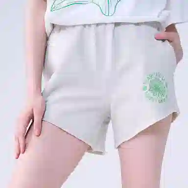 Mardi Mercredi Classic Daisy Embroidery Shorts