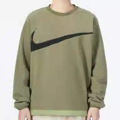 Nike As M Nk Club+ Flc Crew Wntr Logo
