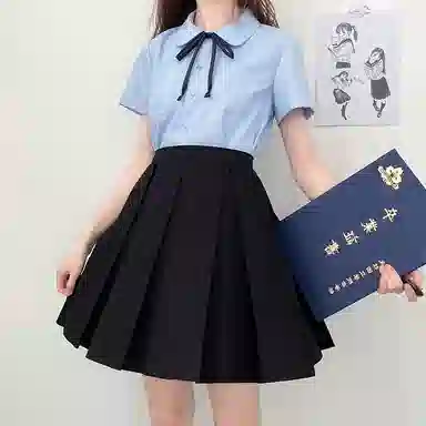 东鲸岁时记 兰柯一梦单排扣翻领短袖衬衫 女款