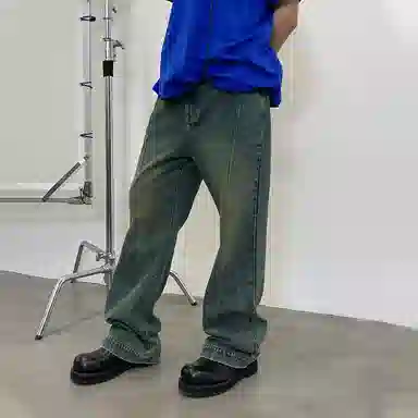 ROARINGWILD ARCH Vintage Yellow Jeans