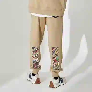 Kimura Sansha Panda Print Joggers