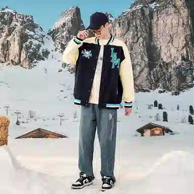 LAMLICKA Varsity Jacket