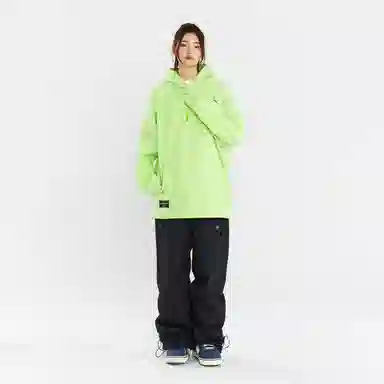 南恩 纯色多口袋防水防风户外自由式滑雪裤 男女同款