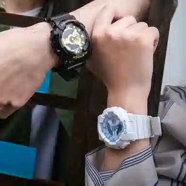 CASIO G-SHOCK & BABY-G BA-110BE-7APR+GA-110GB-1APR
