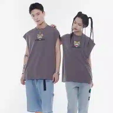 ED HARDY X Tiger Rhinestone Tank Top