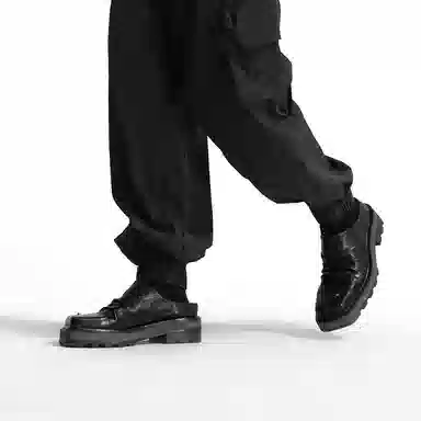 Huànxiàngzhě Original Derby Shoes Black