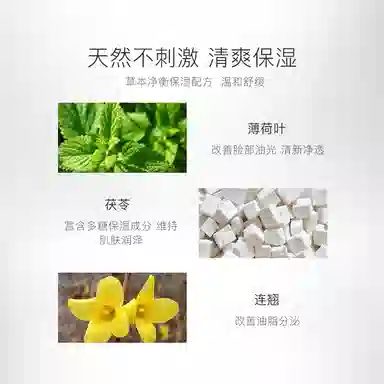 百雀羚 男士净衡保湿控油洁面乳爽肤水润泽霜套装 滋润补水
