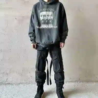 False Perception Hoodie Black