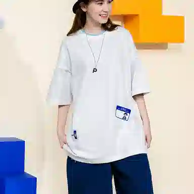 nautica white sail x MR.POPBOY SS23 Logo T