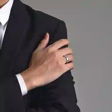 IDEAGEMER 925 Silver Ring Open Design