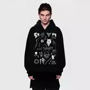 ARNODEFRANCE Hoodie Black