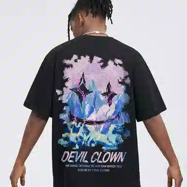 x devil clown T