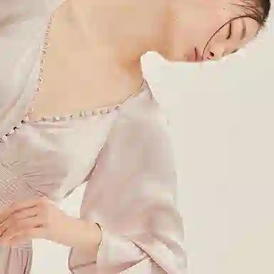 桑罗 蚕丝 宫廷风轻复古真丝 可外穿露营度假 秋 女款 一件装 家居连衣裙