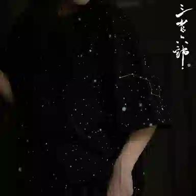 Sanshengliubu Star Embroidery Tee