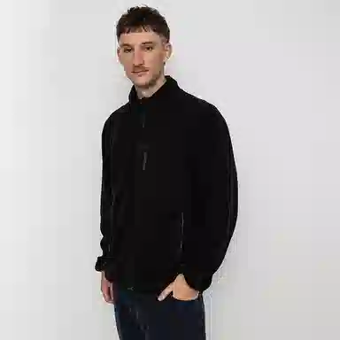 Polar Skate Co Fleece Zip Jacket Black