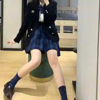 东鲸岁时记 带徽章双排扣西装 女款