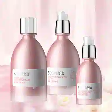 私信 樱焕亮粉晶柔肤水精华液乳 保湿补水