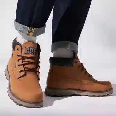 CAT Classic High-Top Outdoor Boots Brown