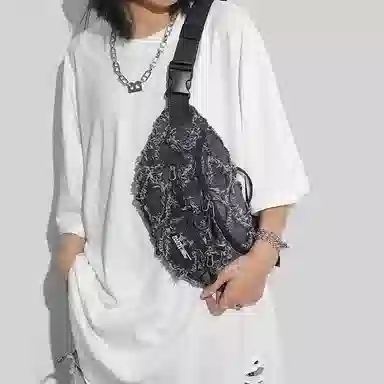 MASTER CANVAS Fringe Crossbody Bag