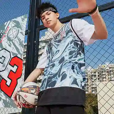 匹克 休闲运动透气篮球背心 男款 黑色