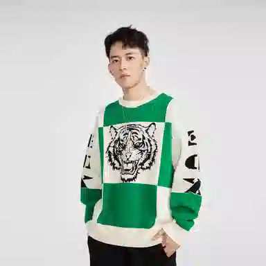 ED HARDY x Ed Hardy Tiger Head Sweater