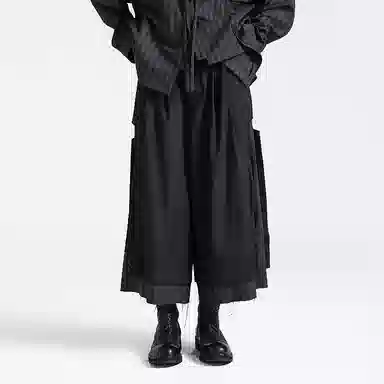 Huànxiàngzhě Samurai Pants Black