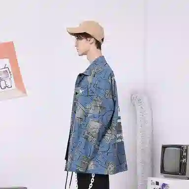 TVX Retro Print Jacket