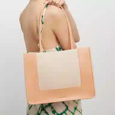 CHARLESKEITH ck Tote CreamNavyOrange
