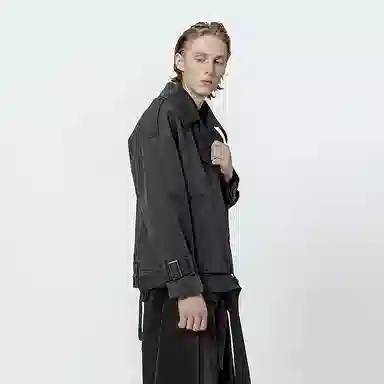Huanxiangzhe Asymmetric Work Jacket