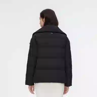 波司登 纯色翻领拉链羽绒服外套 女款 