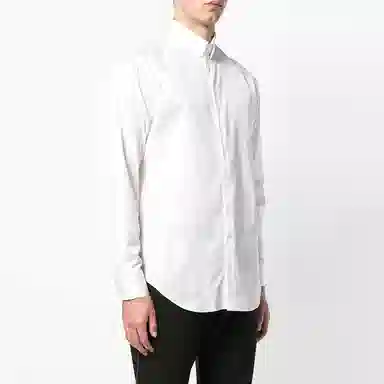 Giorgio Armani SS22 Cotton Shirt White