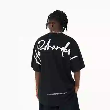 HARSH AND CRUEL Logo Handwritten Loose T-Shirt