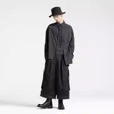 Huànxiàngzhě Samurai Pants Black