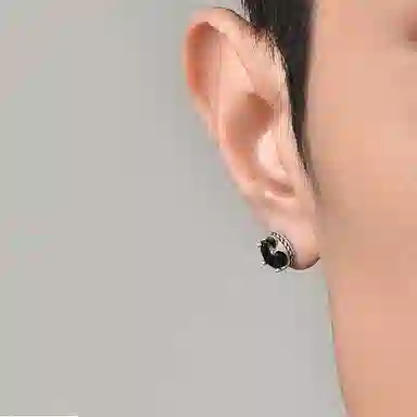 IDEAGEMER 925 Silver Stud Earring