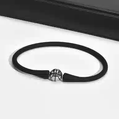 恋朵 户外可拆卸篮球足球棒球设计感 钛钢 手环 男女同款情侣款