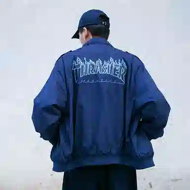 Thrasher Purple Flame Jacket