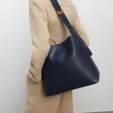 CHARLESKEITH ck PU Tote NavyCreamOrangeGreen