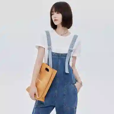 SOON FLOWER Overalls Black