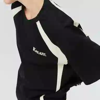 KREATE Boxy Cut Colorblock T-Shirt