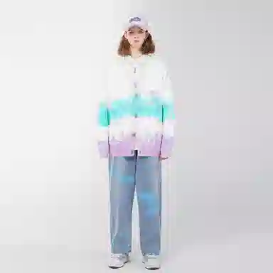 LAMLICKA Gradient Knit Cardigan