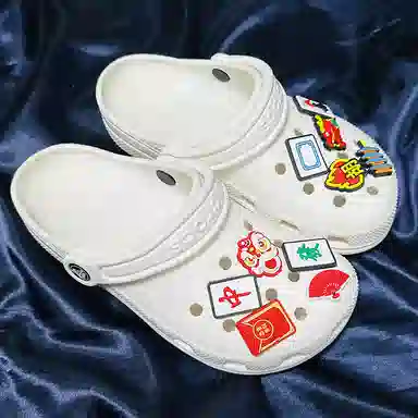 US8ACC Mahjong Red Envelope Shoe Charm