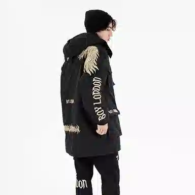 Boy London FW22 Black Hooded Down Jacket