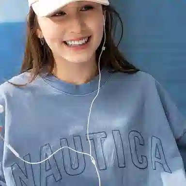 nautica white sail SS23 LogoT